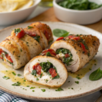 The Best Herbed Ricotta Stuffed Chicken Rolls