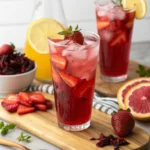 The Best Hibiscus Tea Strawberry-Lemonade