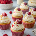 The Best White Chocolate Raspberry Cupcakes