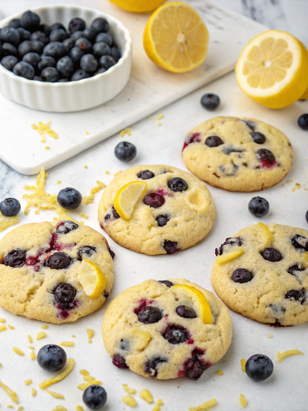 Delicious Blueberry Lemon Cookies