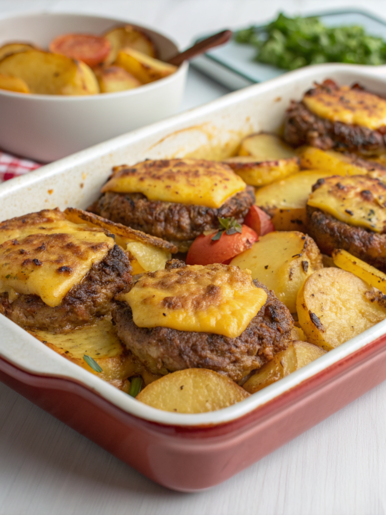 5-Ingredient Hamburger & Potato Casserole