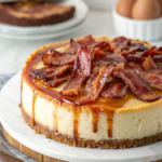 Bacon Bourbon Caramel Cheesecake