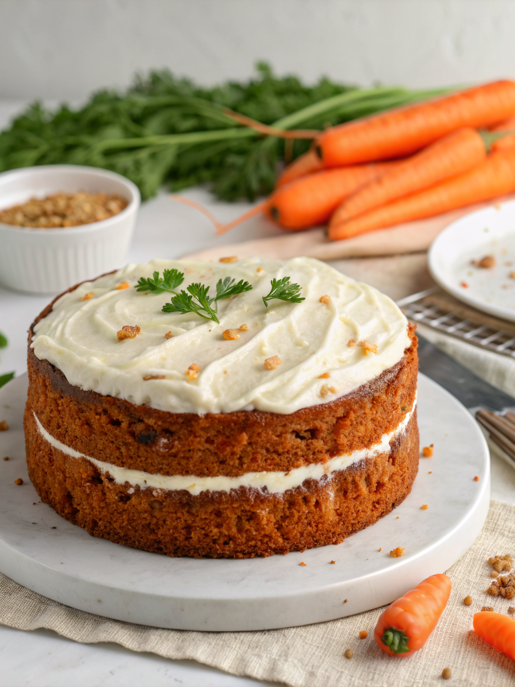 Carrot Cake with Cream Cheese Frosting