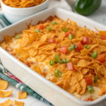 Cheesy Hashbrown Dorito Casserole