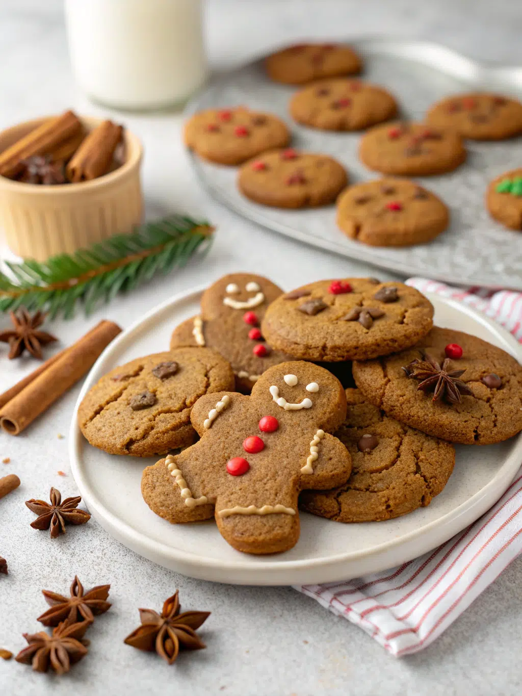 Chewy Gingerbread Cookies