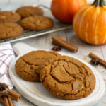 Chewy Pumpkin Spice Molasses Cookies