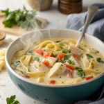 Creamy Chicken Alfredo Soup