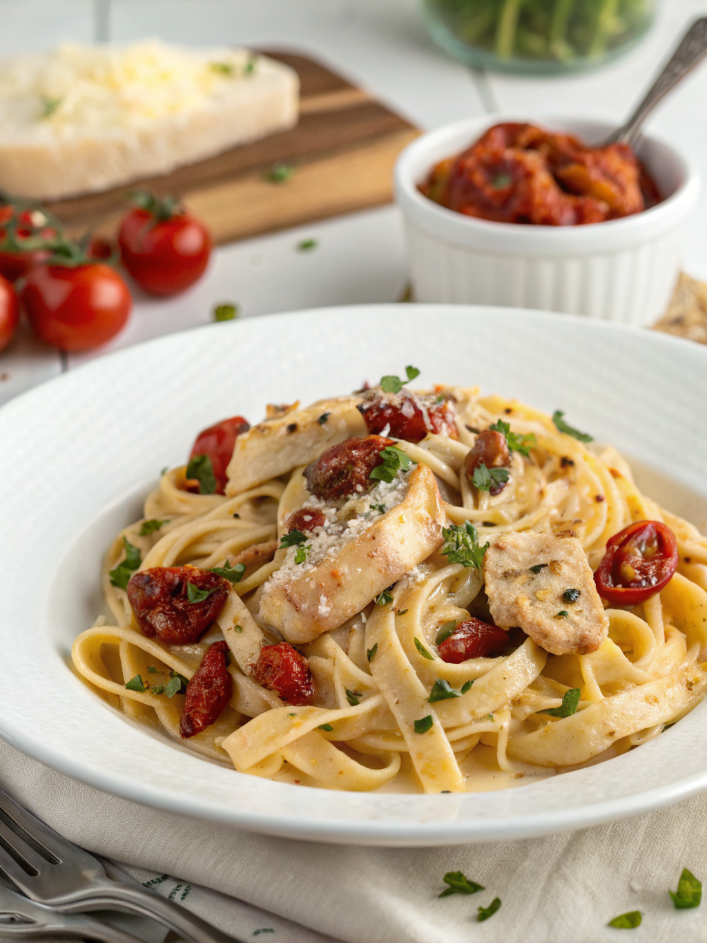Creamy Sun-Dried Tomato Chicken Pasta
