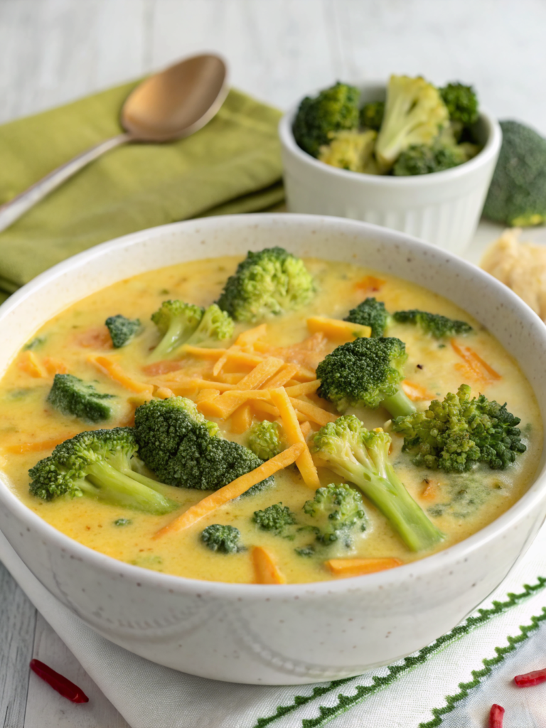 Crockpot Broccoli and Cheddar Soup