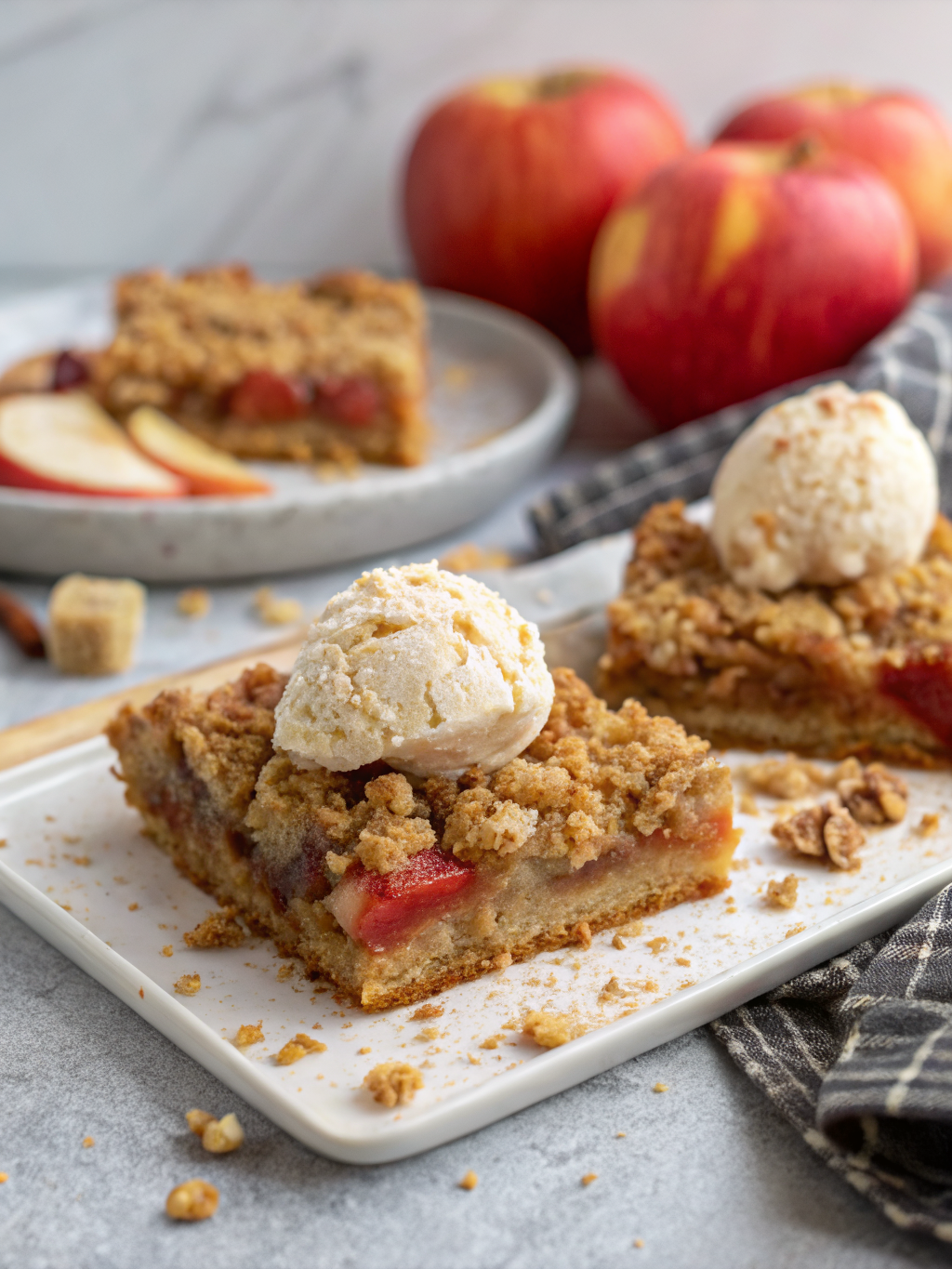 Easy Apple Crisp Bars