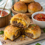 Garlic Parmesan Cheeseburger Bombs
