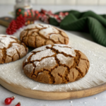 Gingerbread Crinkle Cookies