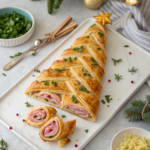 Ham & Cheese Puff Pastry Christmas Trees
