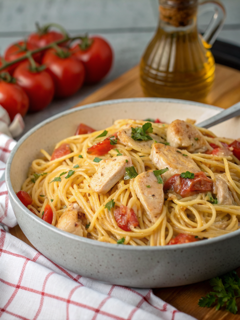 My Famous Chicken Spaghetti