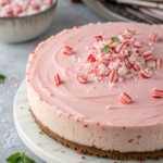 No-Bake Peppermint Cheesecake