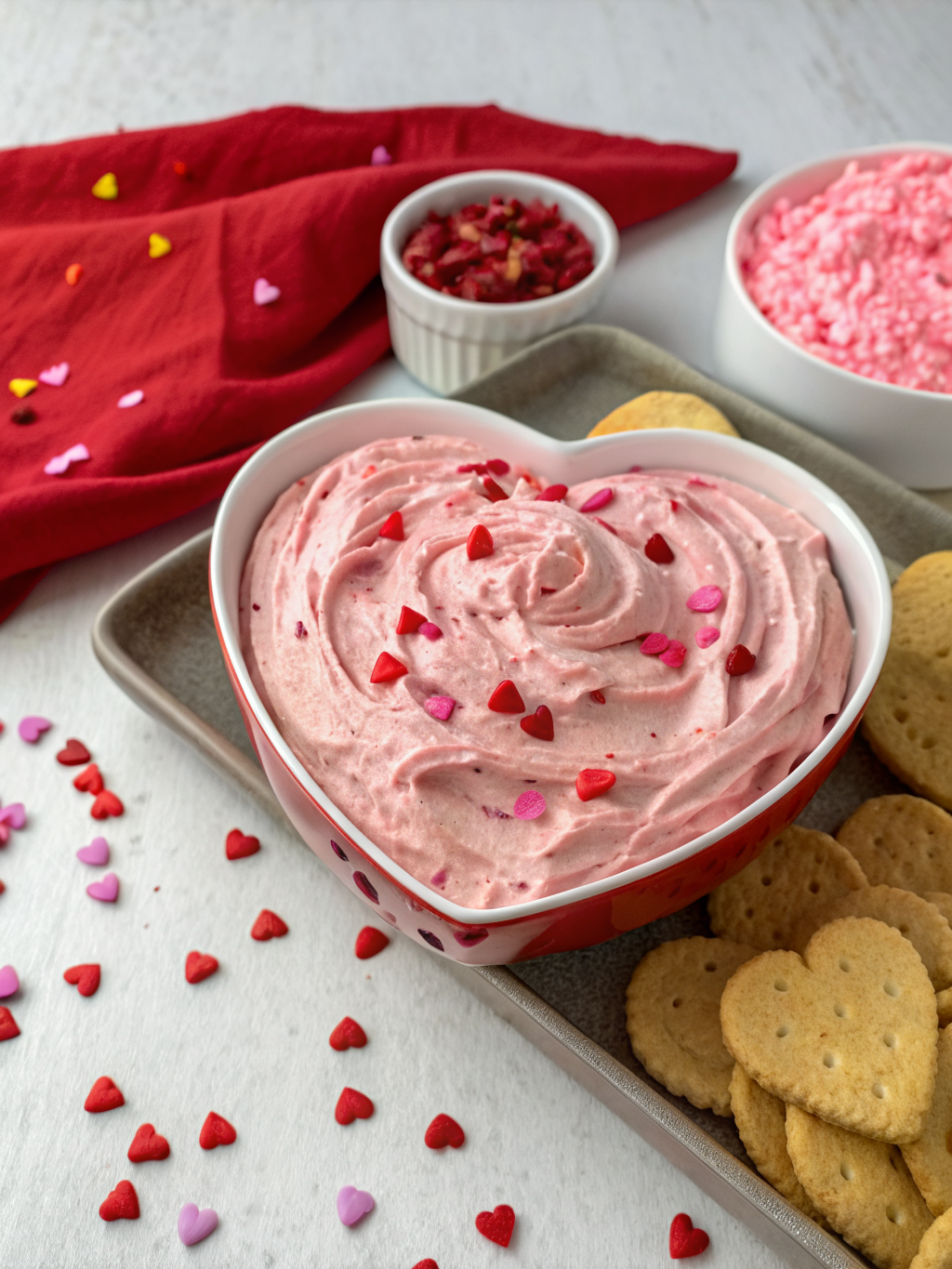 No-Bake Valentine's Booty Dip