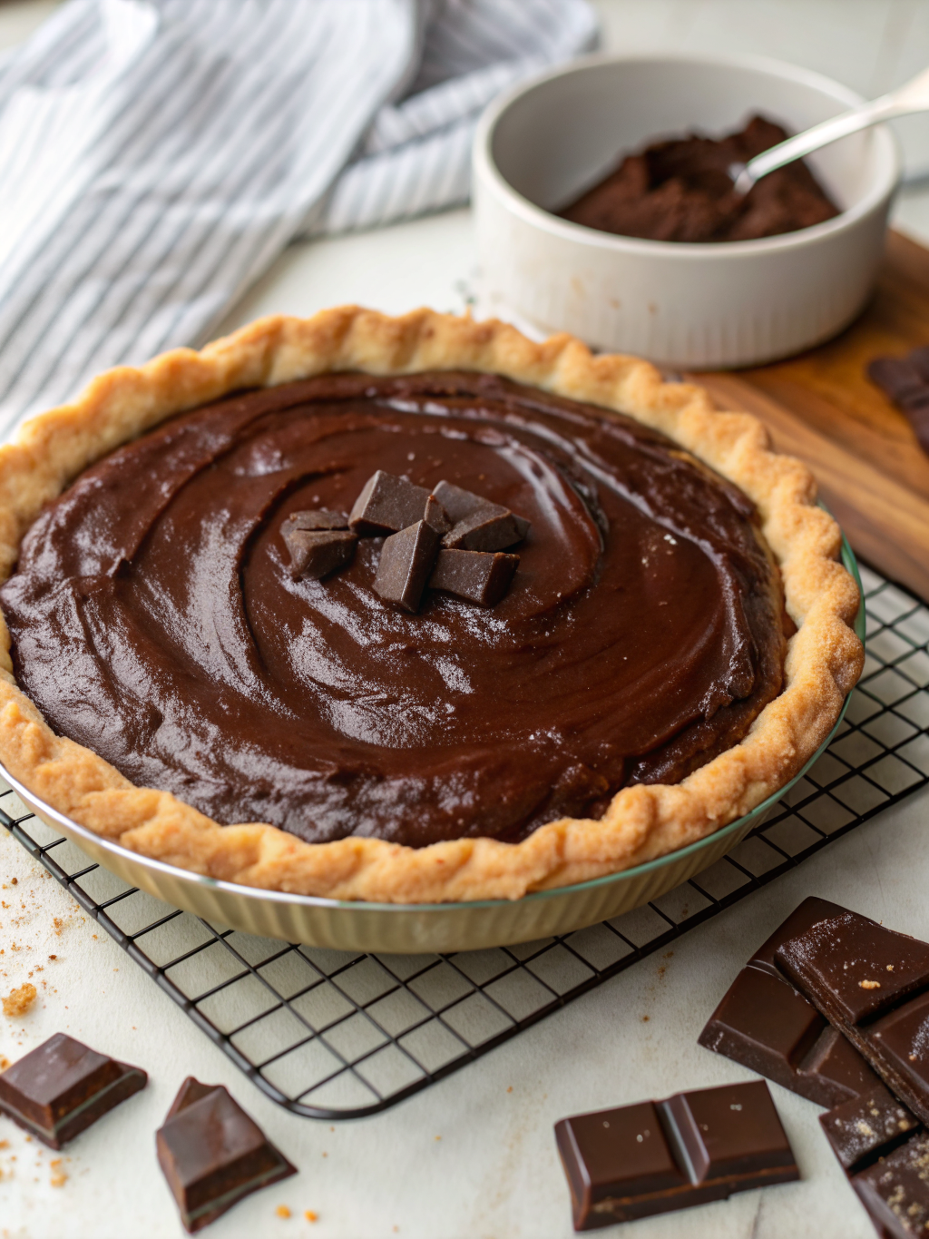 Old Fashioned Chocolate Pie