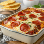 Pepperoni Pizza Casserole