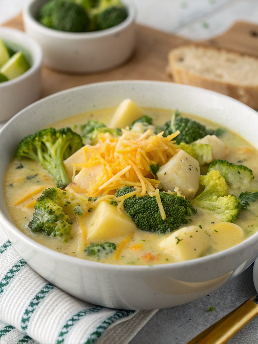 Potato Broccoli Cheddar Soup