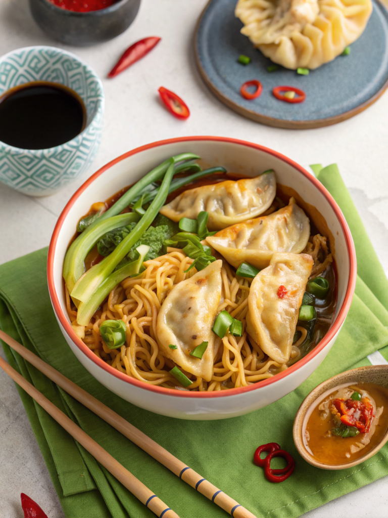 Potsticker Noodle Bowl