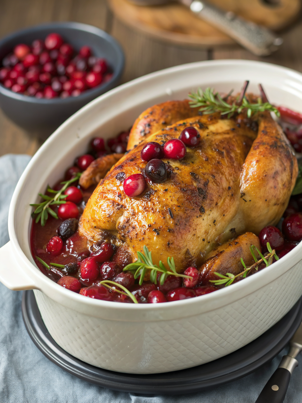 Slow Cooker Cranberry Chicken