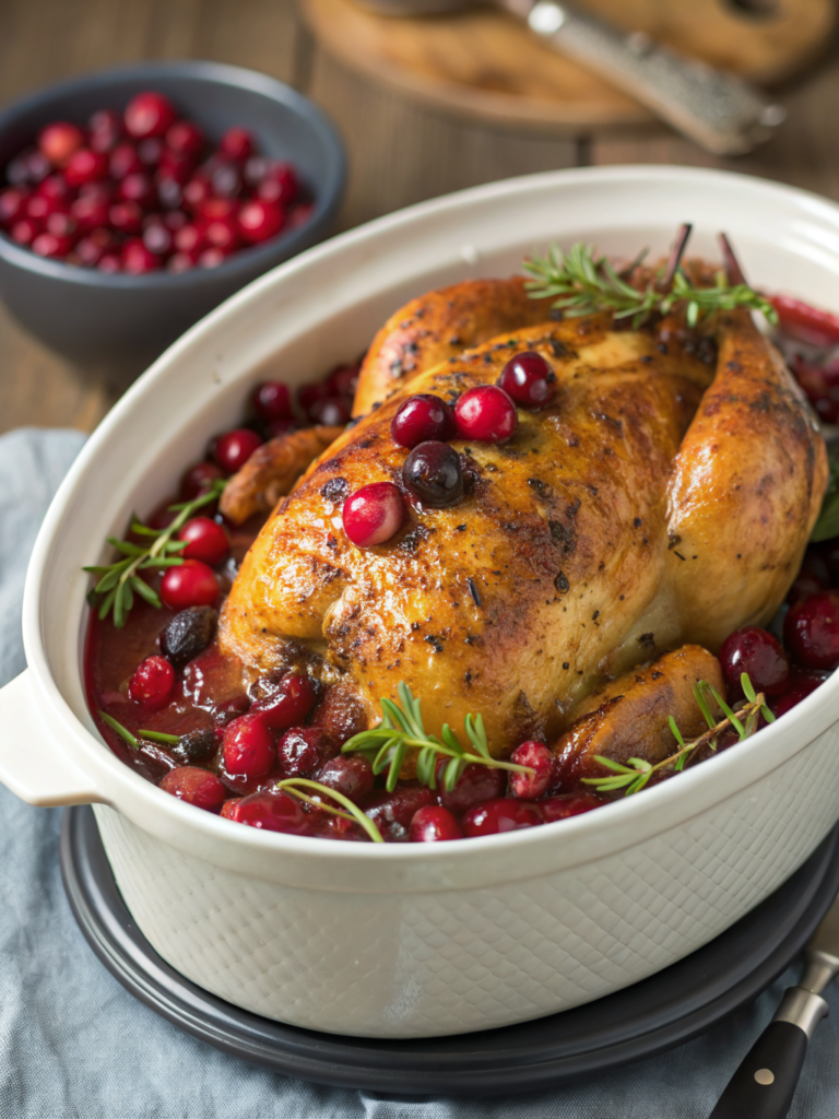 Slow Cooker Cranberry Chicken