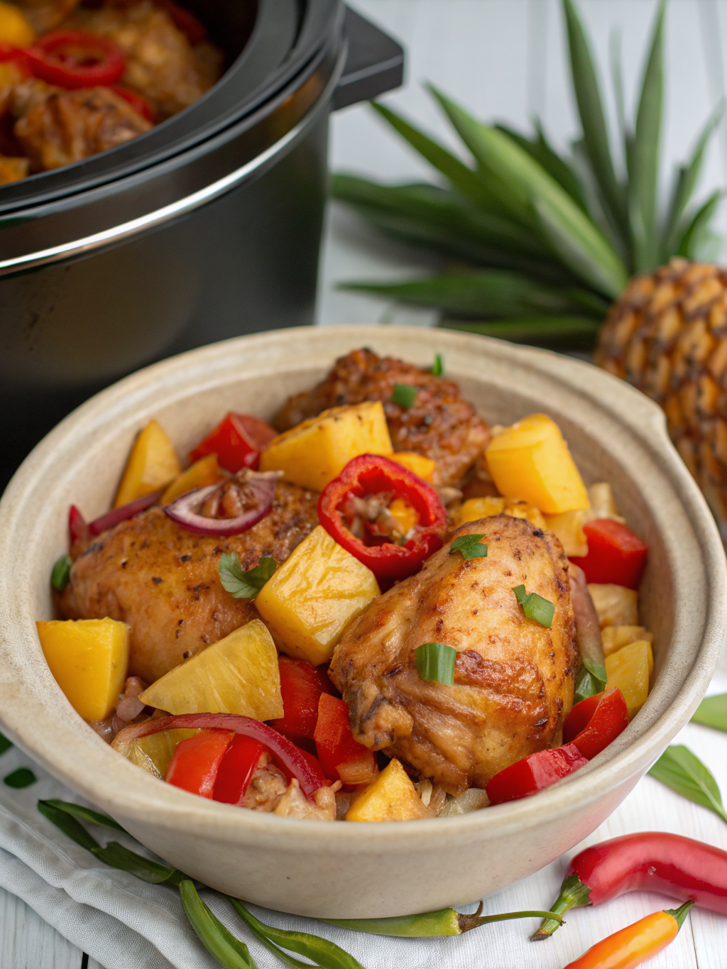 Sweet Hawaiian Crockpot Chicken