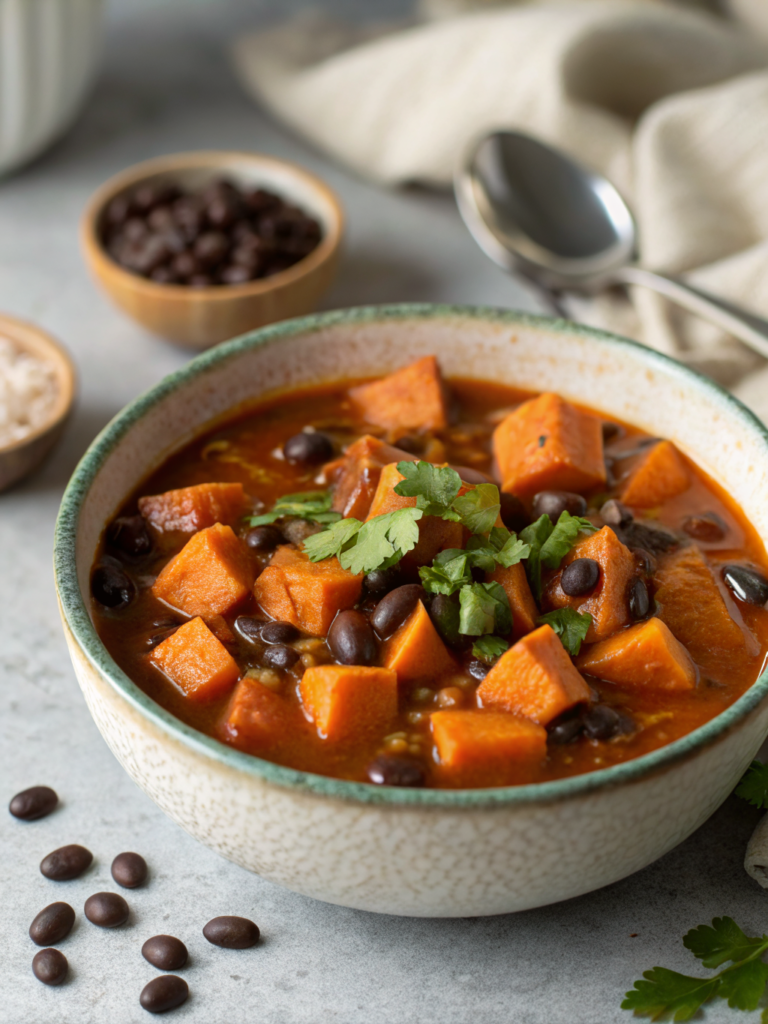 Sweet Potato Black Bean Soup