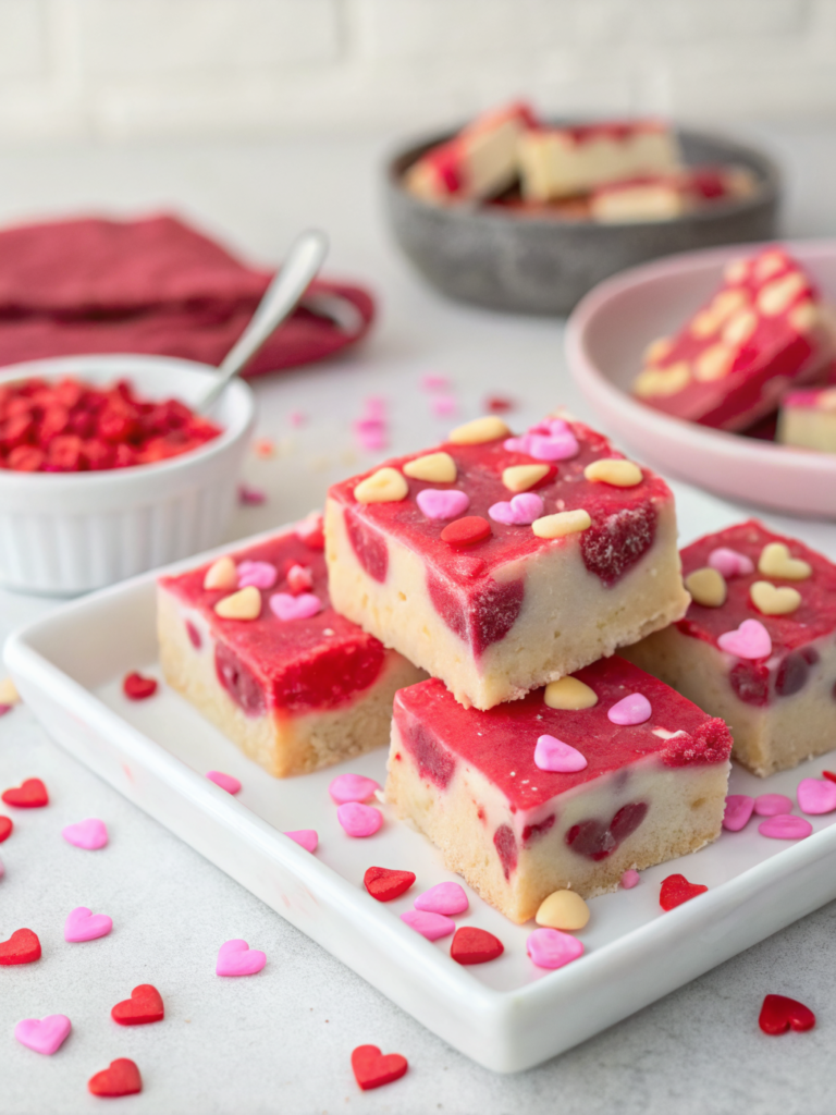 Valentine's Day Sugar Cookie Fudge