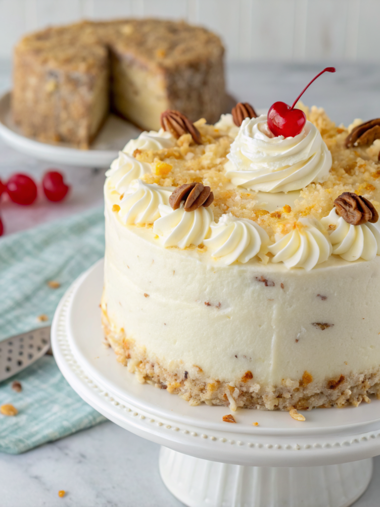 White German Chocolate Cake