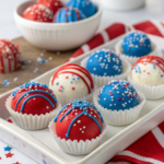 4th of July Cake Balls