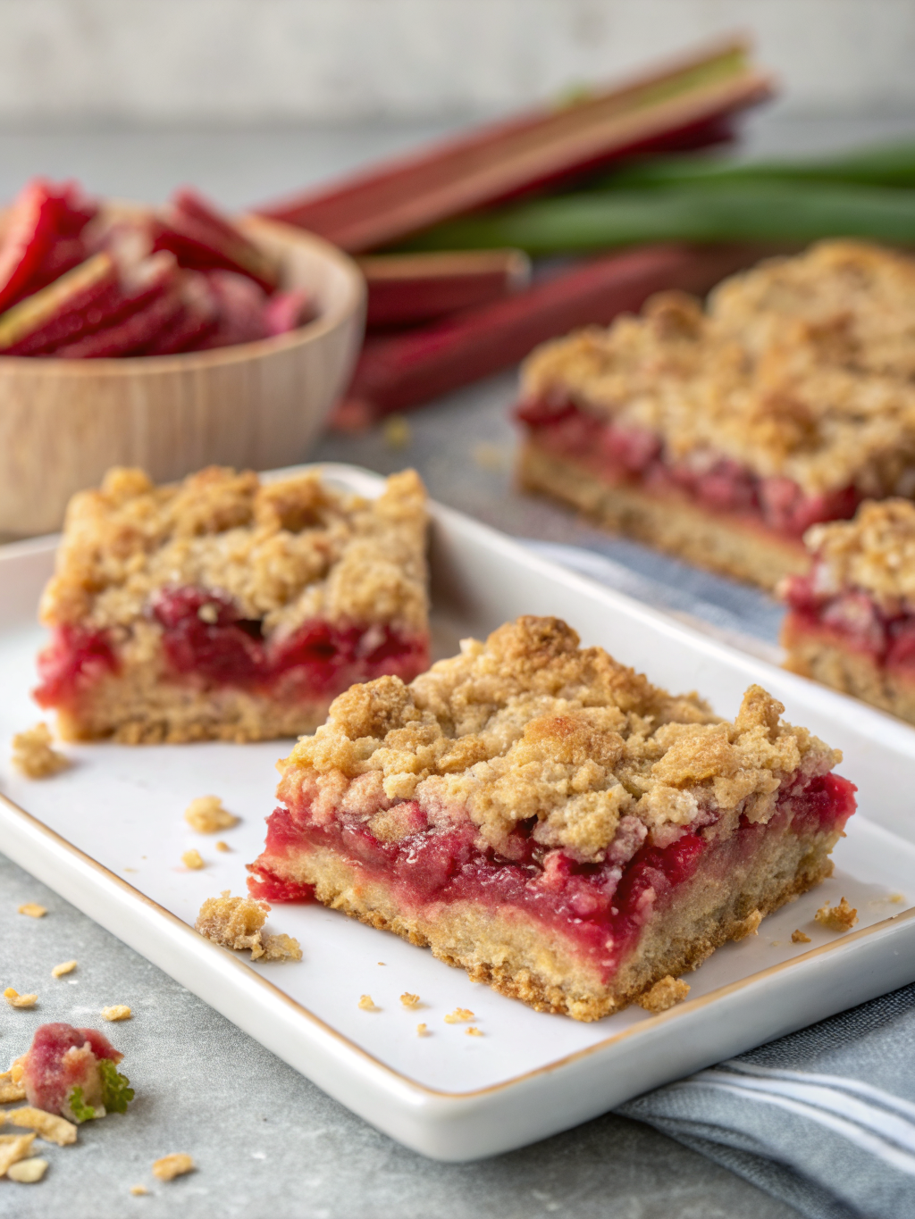 Amish Oatmeal Rhubarb Bars (with crumb topping): 5 Reasons to Bake This Classic Recipe