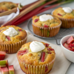 Best Rhubarb Muffins with Yogurt