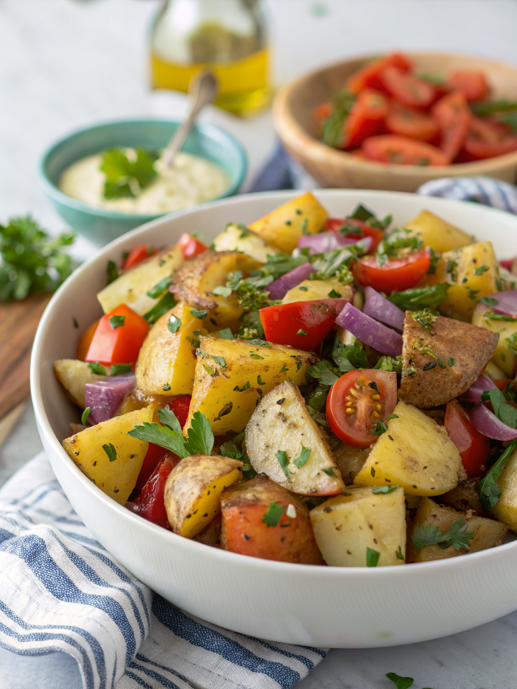 Best Roasted Potato Salad