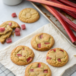 Brown Sugar Rhubarb Cookies