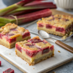 Classic Rhubarb Custard Bars