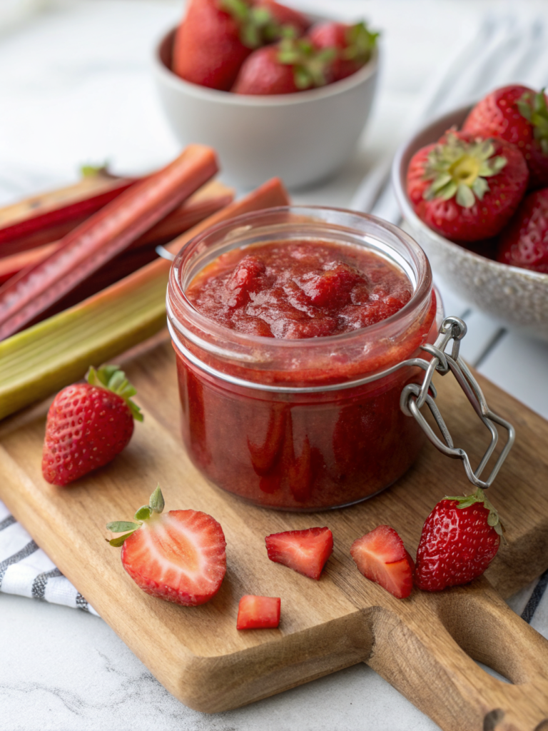 Classic Strawberry Rhubarb Jam