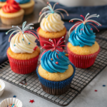 Easy Fireworks Cupcakes