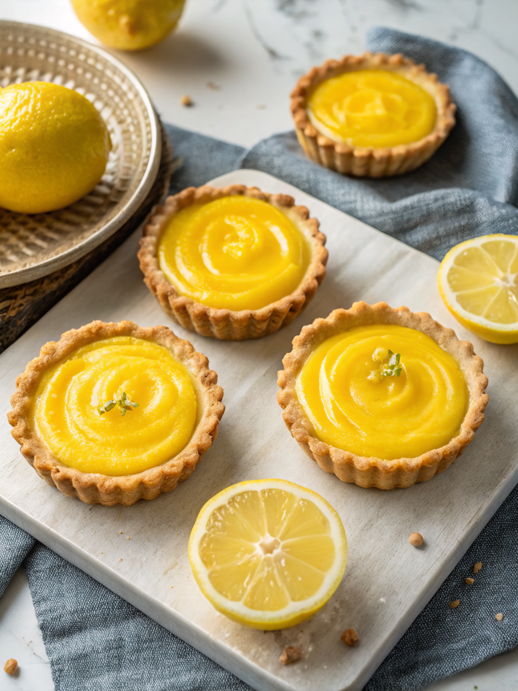 Easy Lemon Curd Tartlets