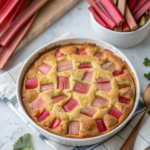 Easy Rhubarb Breakfast Cake