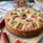 Easy Rhubarb Cake with Cake Mix Recipe