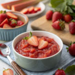 Easy Strawberry Rhubarb Applesauce