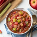 Flavorful Rhubarb Applesauce
