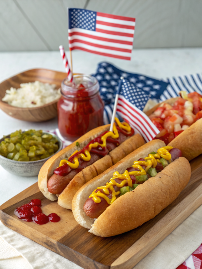Hot Dog Flag Board