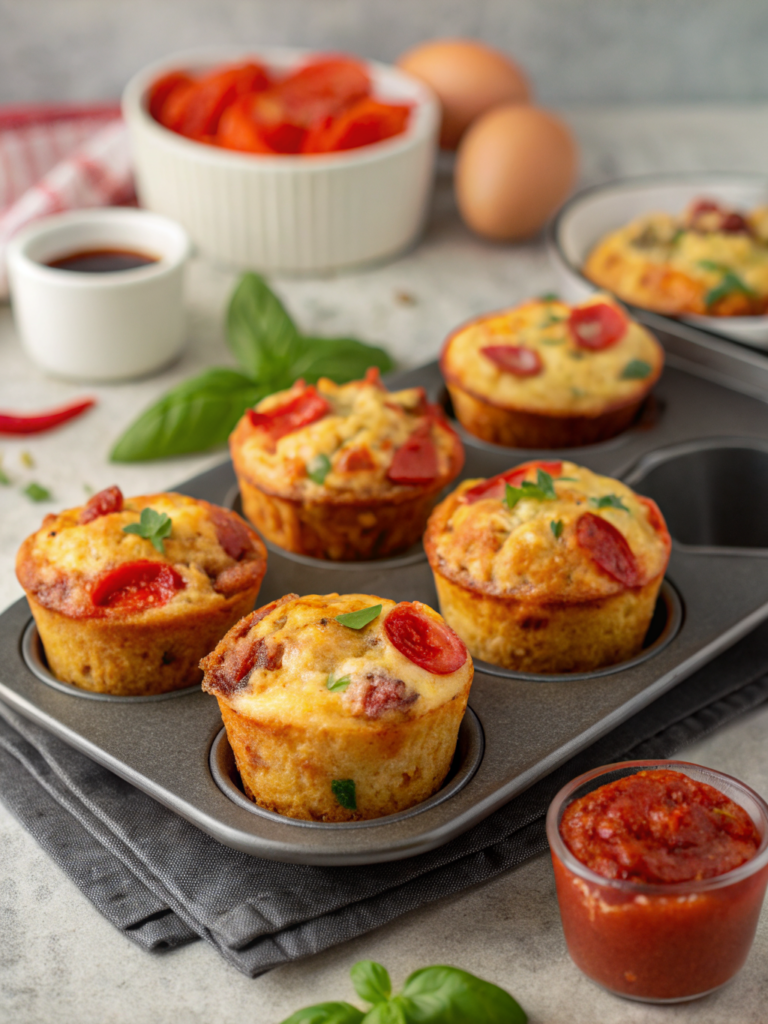 Lunchbox Pizza Muffins