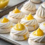 Mini Meringues with Lemon Curd