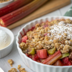 Old Fashioned Rhubarb Crisp