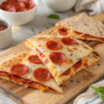 Pepperoni Pizza Quesadillas