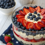 Red White and Blue Cheesecake Salad