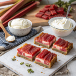 Rhubarb Bars with Cream Cheese
